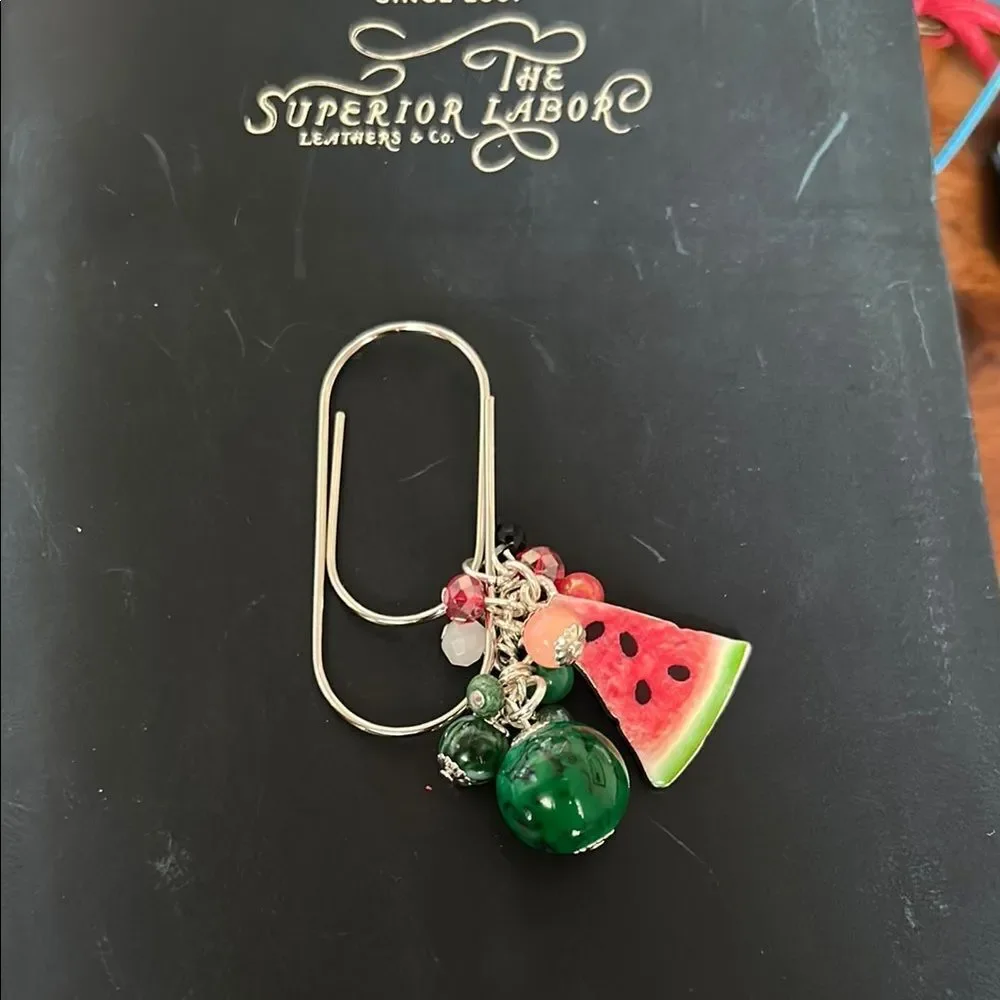 Two Weeks On Mars Watermelon Charm Keychain new